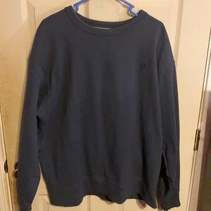 Blue-Gray Champion Crewneck Pullover Sweatshirt